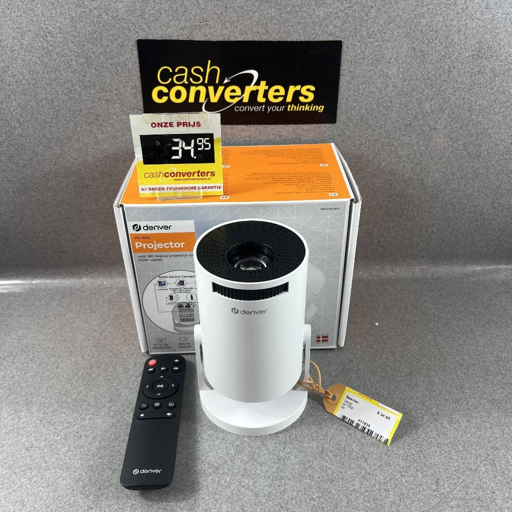 Denver PR-1500 | Projector | afstandbediening| 411839, Ophalen of Verzenden, Zo goed als nieuw, HD (720), Denver