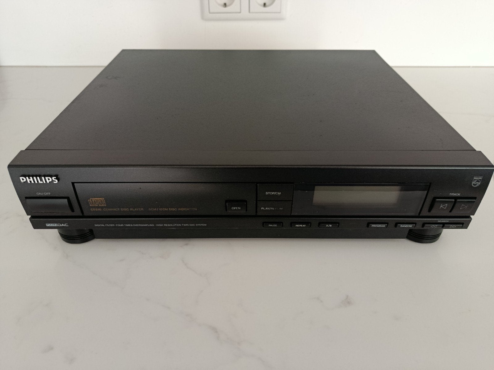 Philips CD210/60R CD-speler - Vintage Audio, Ophalen of Verzenden, Gebruikt, Philips