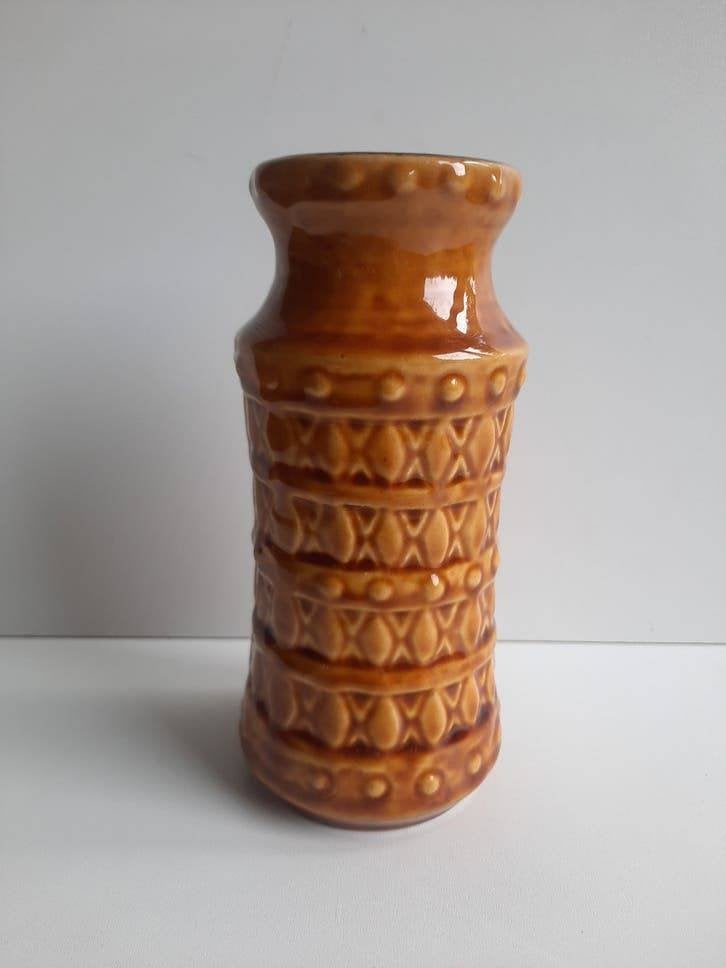 West Germany Carstens vaas , model 7139-15, Ophalen of Verzenden, Gebruikt, Steen/keramiek, 15 cm