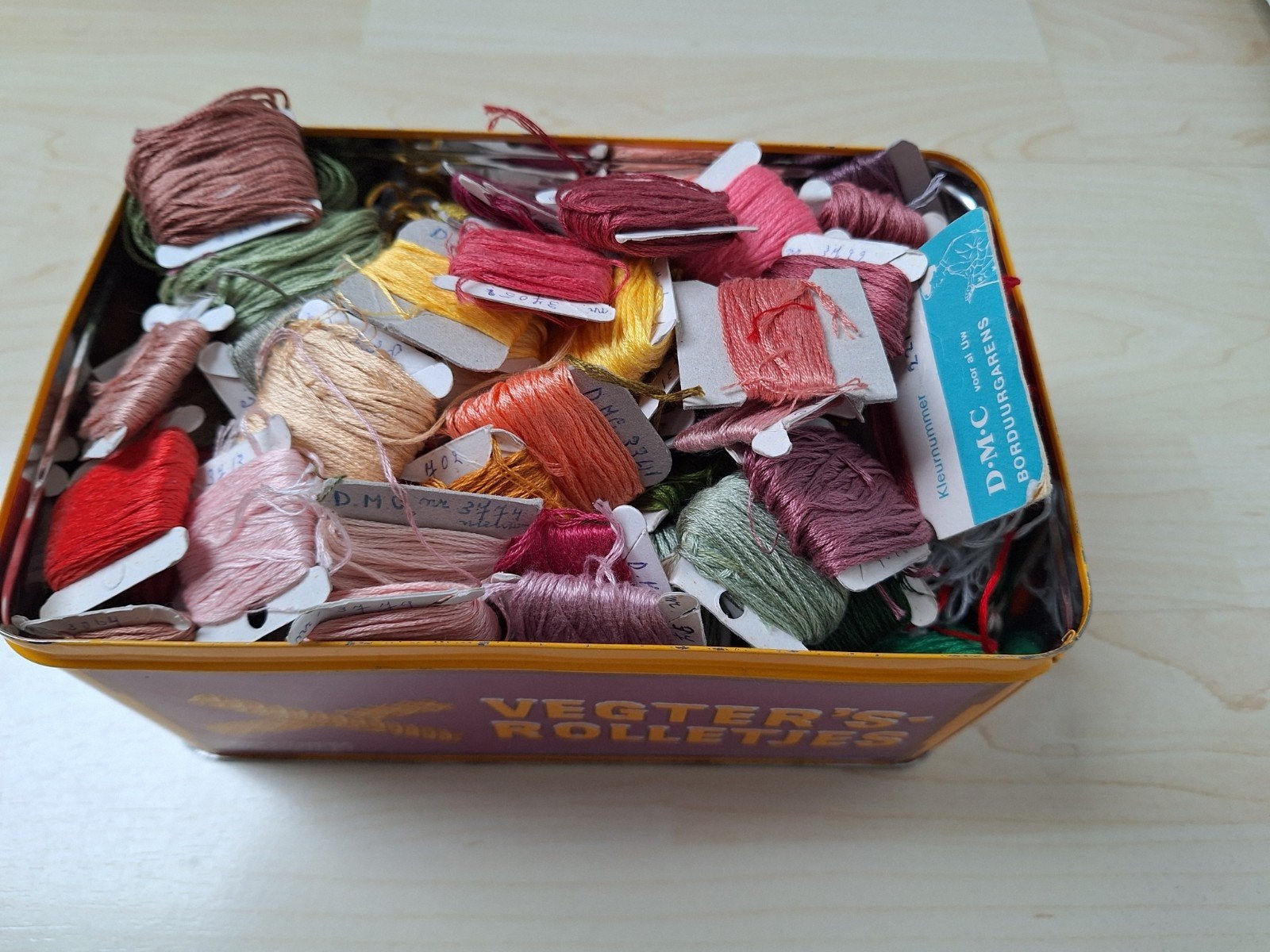Borduurgaren dmc verschillende kleuren, Ophalen of Verzenden