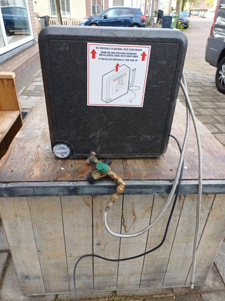 Inventum boiler met inlaatcombinatie, Ophalen, Gebruikt, Boiler, Minder dan 20 liter