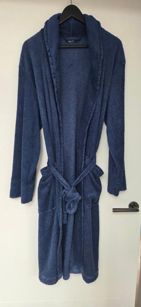 Miomare, donkerblauwe heren badjas maat M/L, Ophalen of Verzenden, Gedragen, Miomare