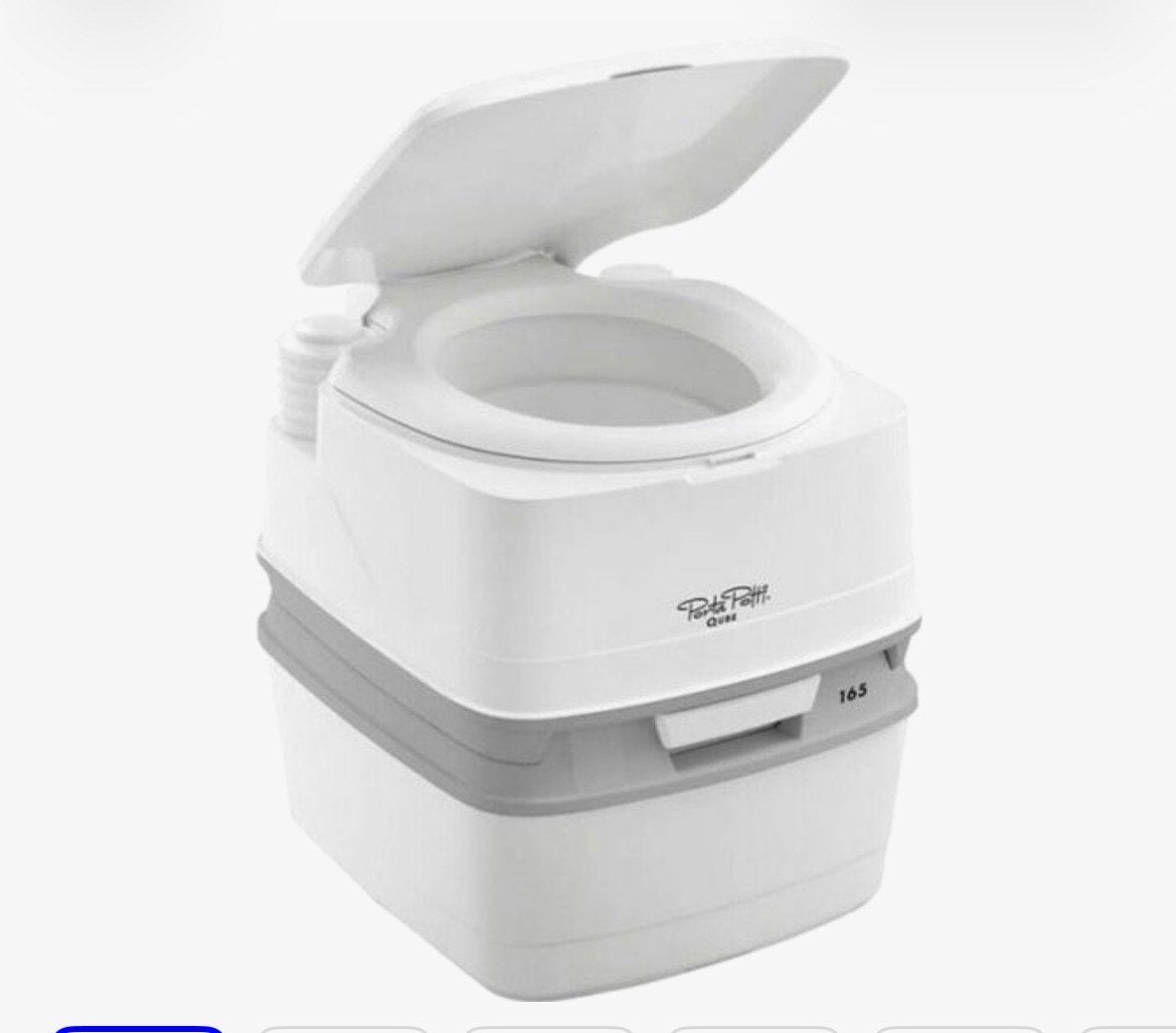 Thetford Qube 165 Porta Potti - Wit, Caravans en Kamperen, Ophalen, Gebruikt