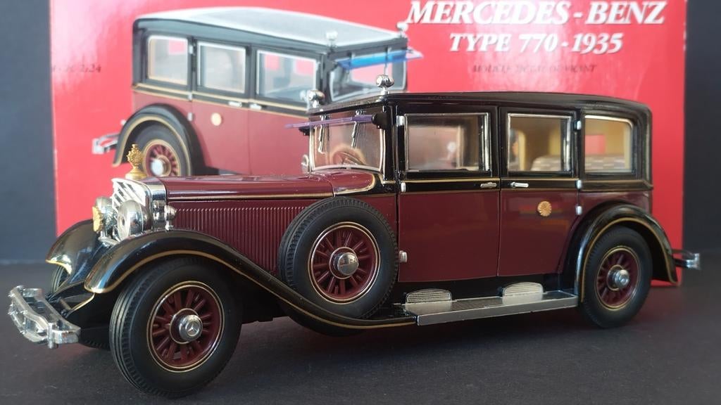 Mercedes Benz 770 keizer Hirohito 1935 1:24 Jouef Pol, Overige merken, Jouef, Auto, Verzenden