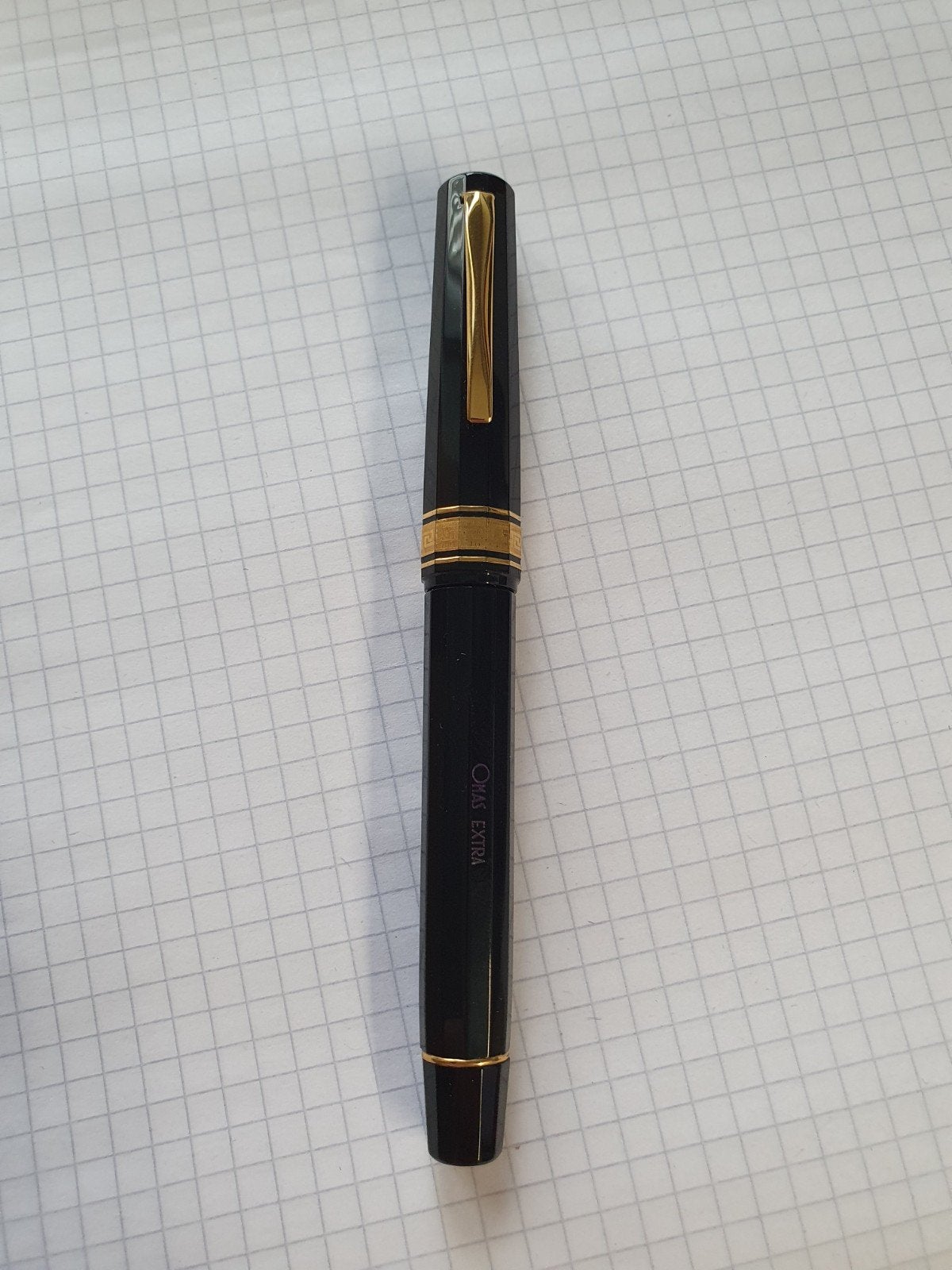 Omas Extra Vulpen Zwart met Gouden Details, Ophalen of Verzenden, Zo goed als nieuw, Vulpen, Overige merken