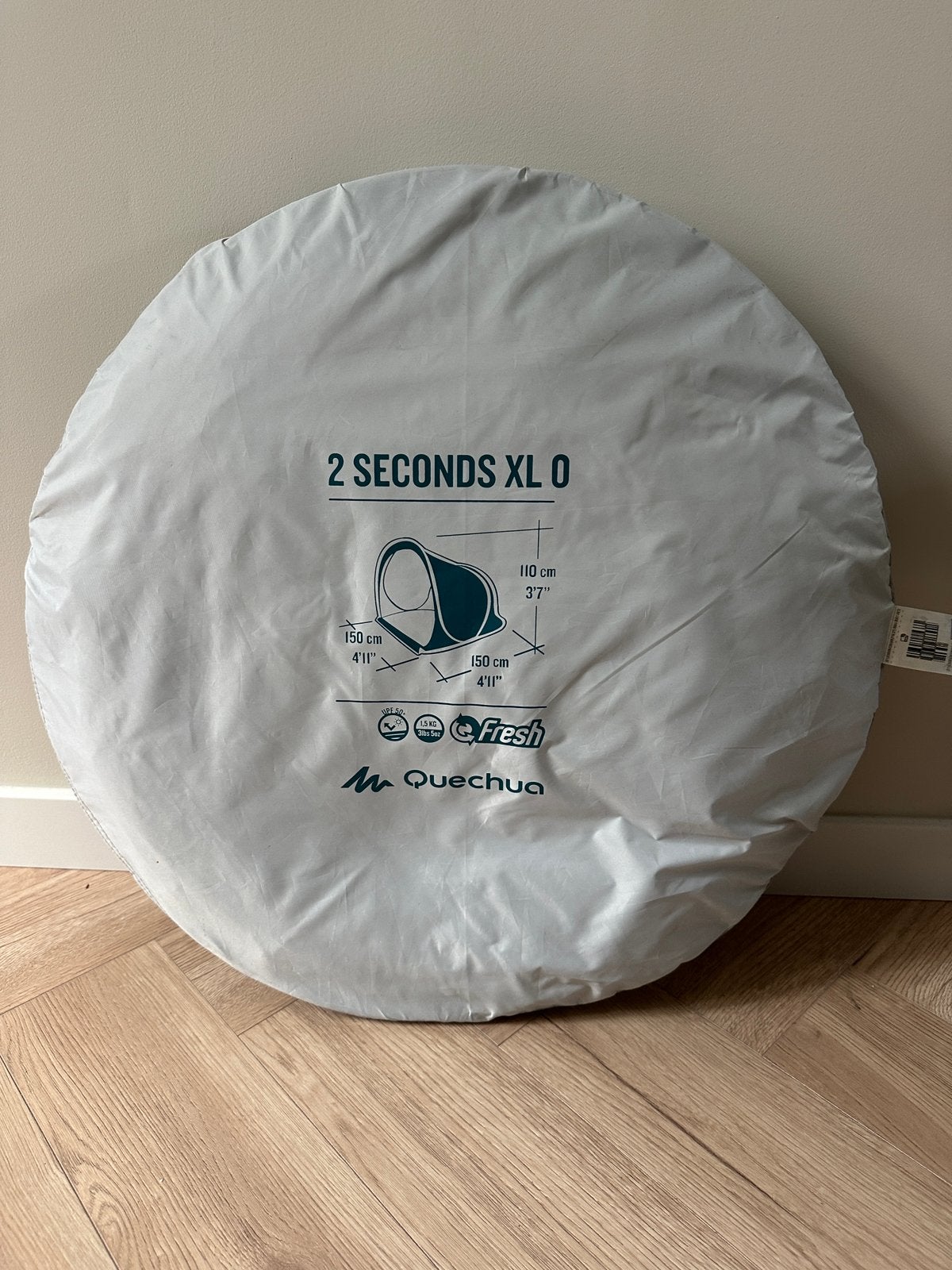Quecha pop-up sheltertent 2-persoons, Caravans en Kamperen, Ophalen, Zo goed als nieuw, Tot en met 2