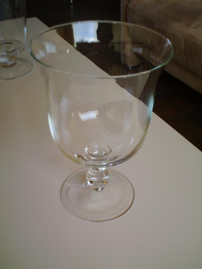 BEKIJK vazen van glas, aardewerk of porselein ! En potten !, Ophalen, Overige kleuren, Minder dan 50 cm, Glas