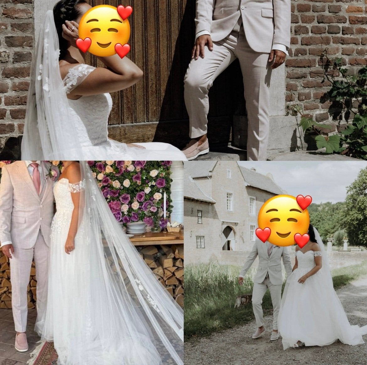 Trouwjurk, Ophalen, Zo goed als nieuw, Wit, Trouwjurk