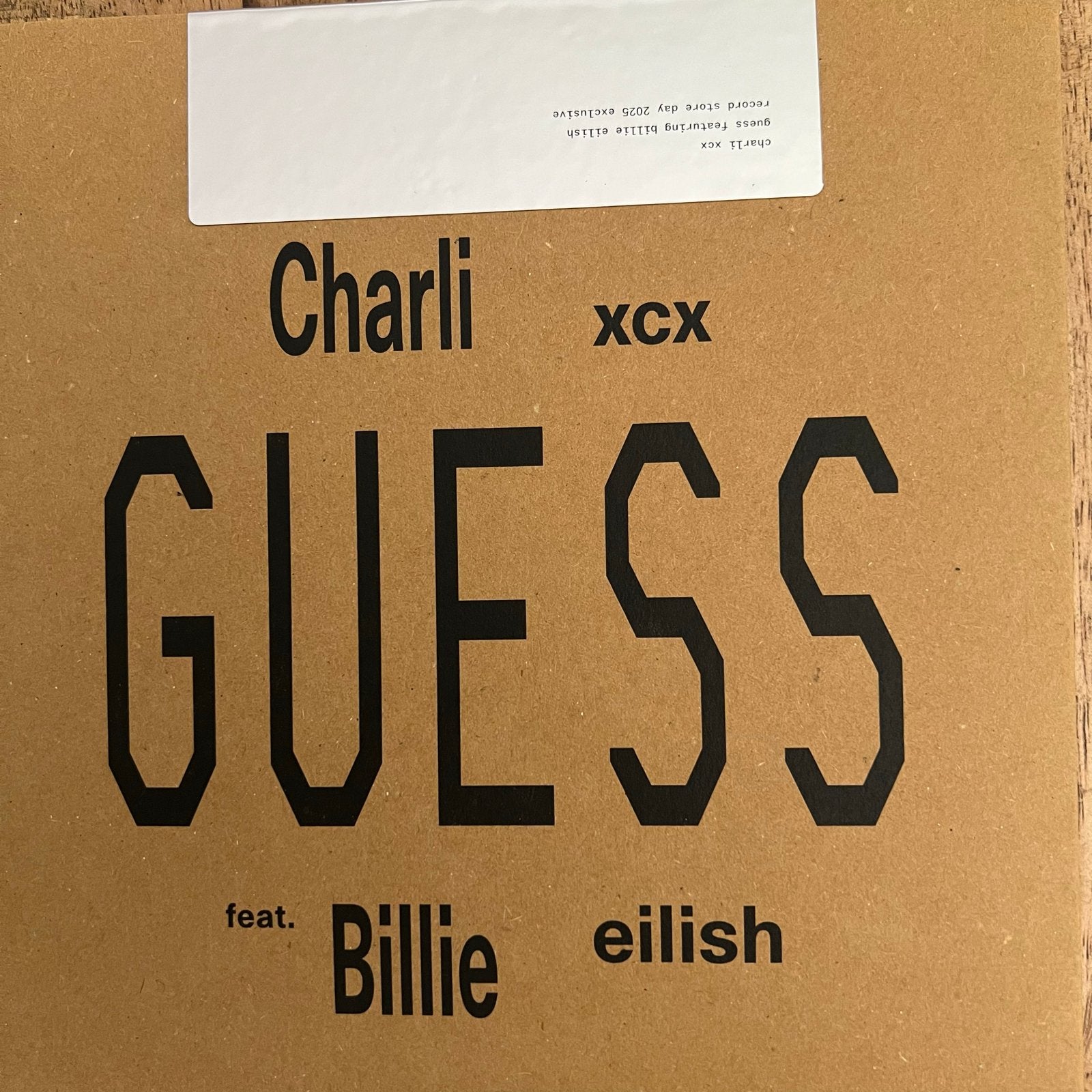 Charli XCX - Guess feat. Billie Eilish (RSD 2025 Exclusive), 7 inch, Ophalen of Verzenden, Pop, Limited edition