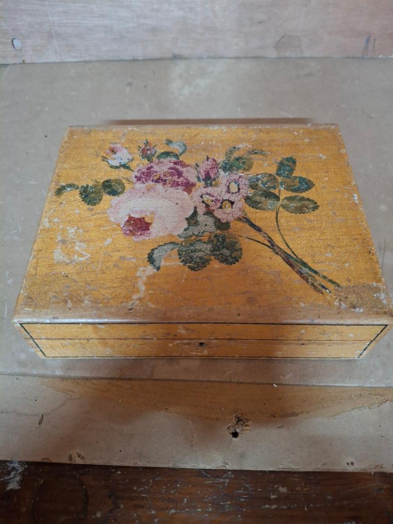 Houten spellendoos, Ophalen of Verzenden