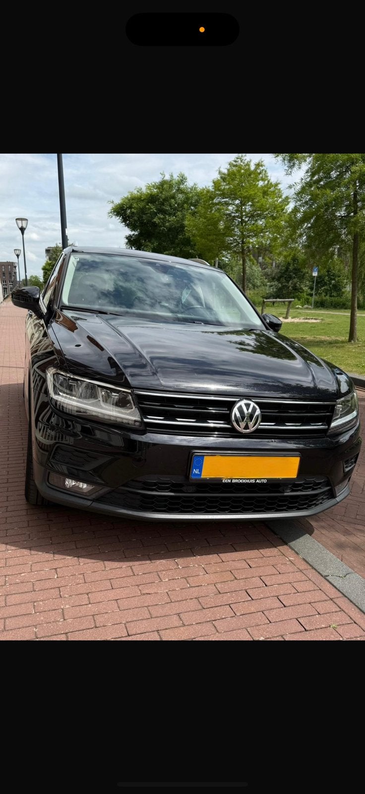 Volkswagen Tiguan 1.5 TSI ACT 150pk DSG 2019 Zwart, Auto's, Stof, 1498 cc, Zwart, 4 cilinders