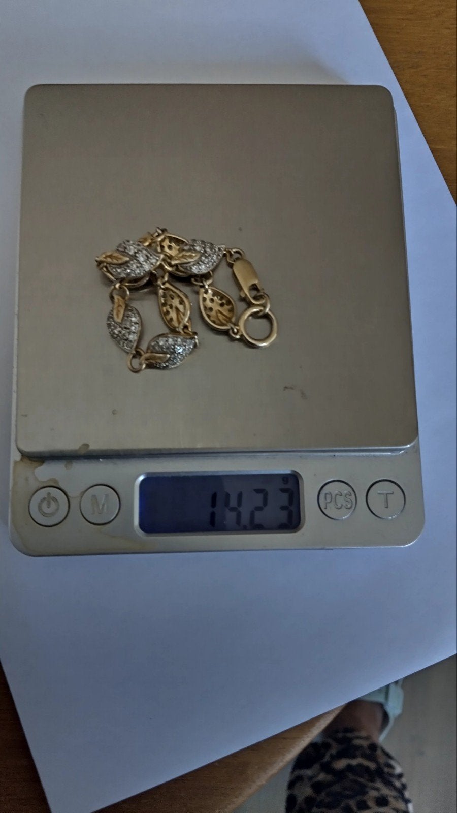 bicolor armband, Ophalen of Verzenden, Zo goed als nieuw, Zilver, Goud