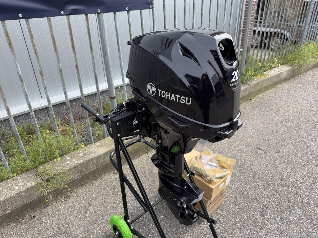 Nieuwe Tohatsu 20PK 4-takt EFI MFS20E EPS Kortstaart, Watersport en Boten, Tohatsu, Nieuw, Wfwatersport@botenverhuurhoorn.nl, Benzine
