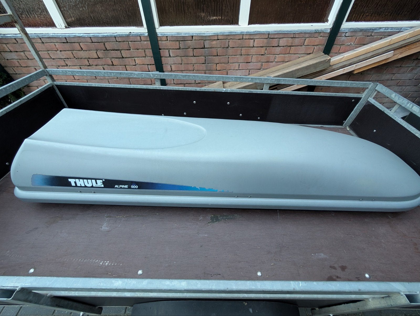 Thule Alpine 500 dakkoffer - kleine barst, scherpe prijs!, Ophalen of Verzenden, Gebruikt