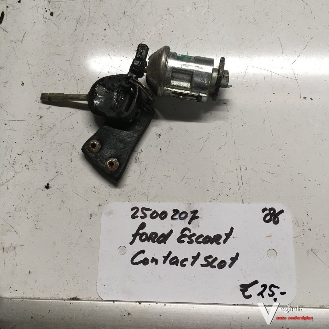 Ford Escort 1986 2500207  Contactslot met sleutel, Gebruikt, -, -, Ophalen of Verzenden