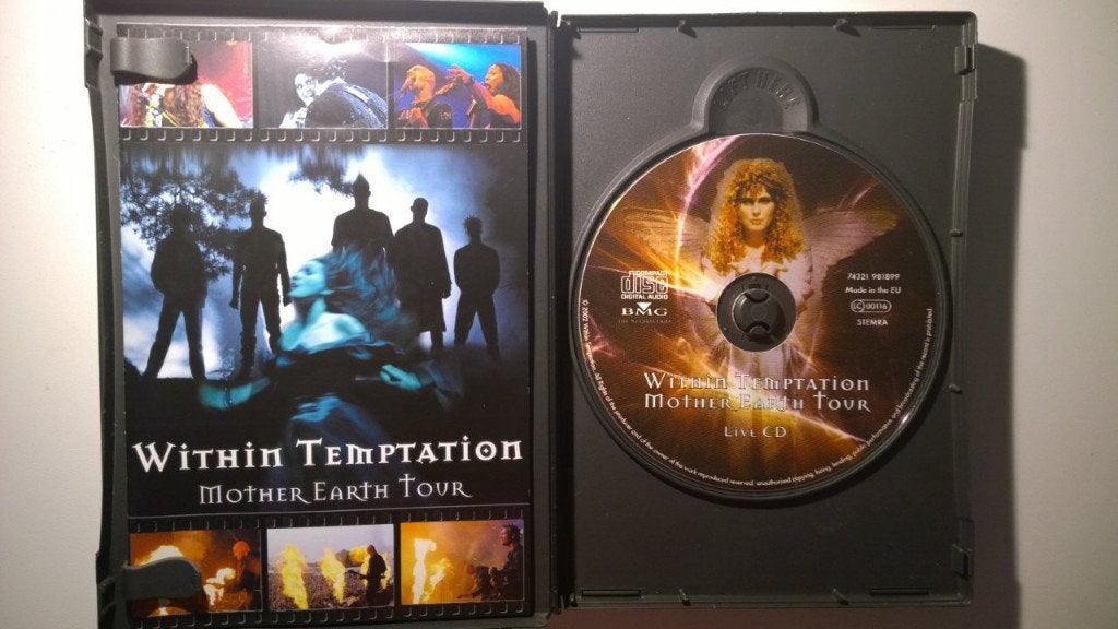 Within Temptation - Mother Earth Tour (DVD), Alle leeftijden, Ophalen of Verzenden, Zo goed als nieuw, Concert
