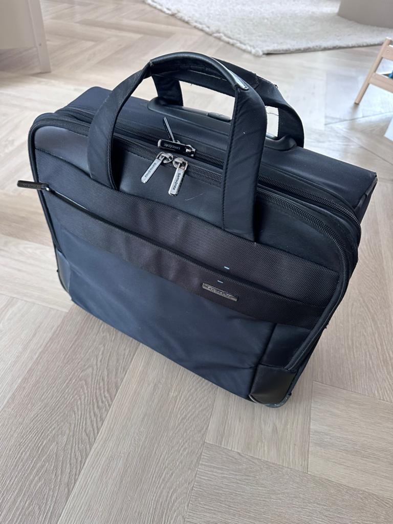 Samsonite Spectrolite Trolley, Ophalen, Gebruikt, Zwart, 30 cm of meer