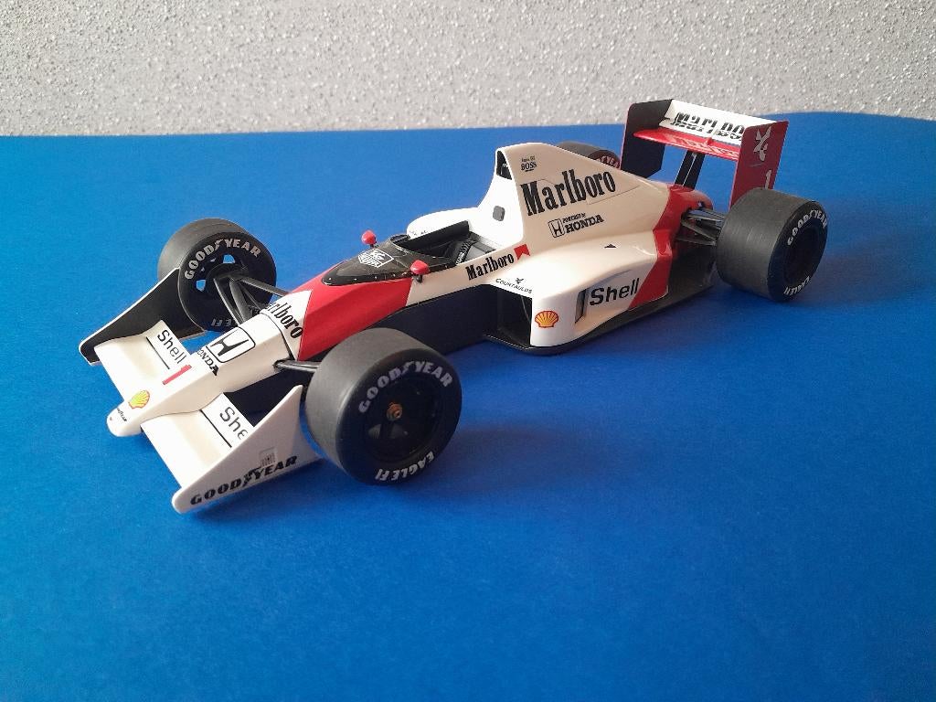 1:18 TSM McLaren MP4/5 #1, Senna Monaco 1989, Ophalen of Verzenden, Zo goed als nieuw, Auto, Overige merken