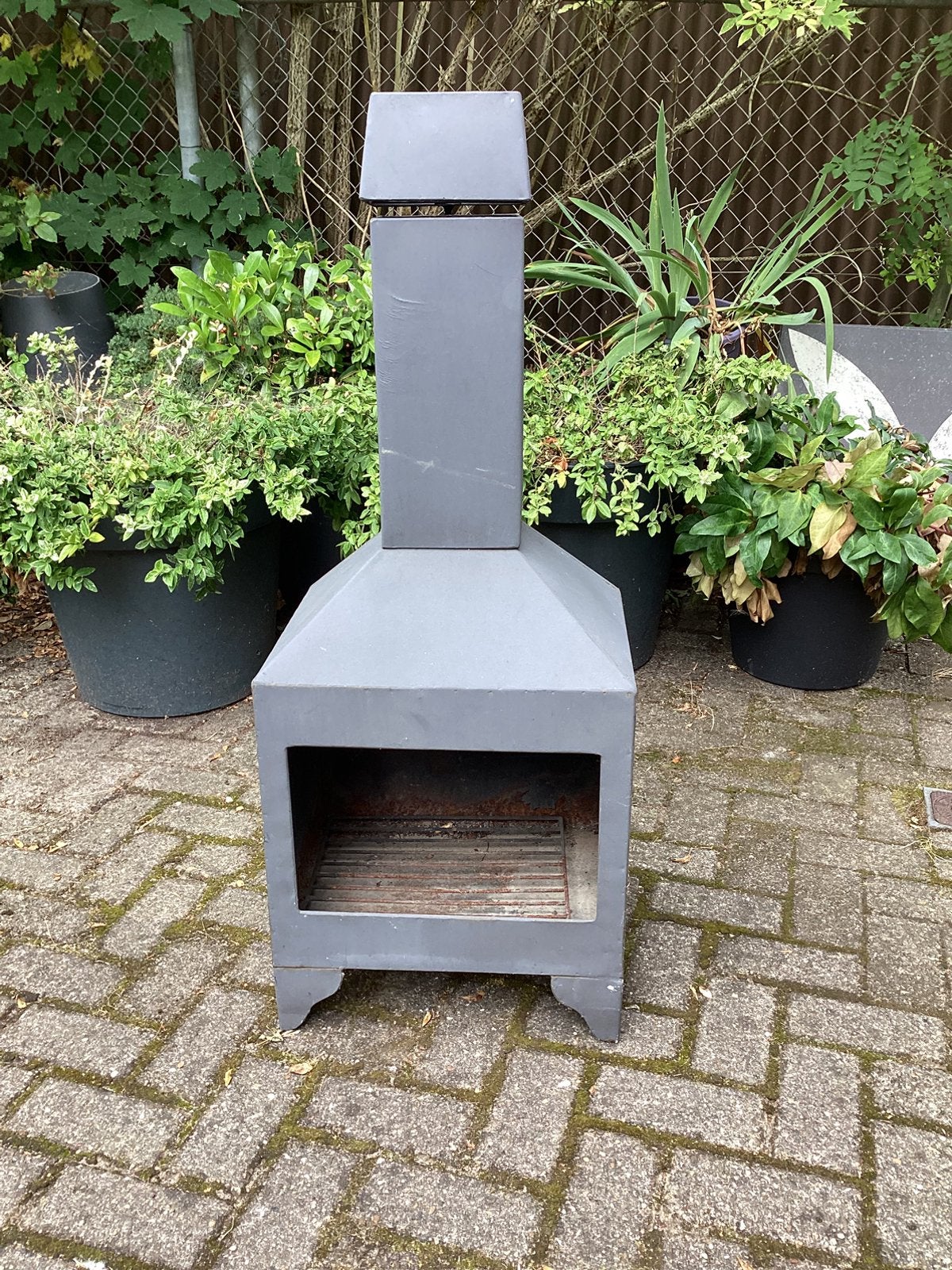 Buitenkachel, Tuin en Terras, Ophalen, Gebruikt