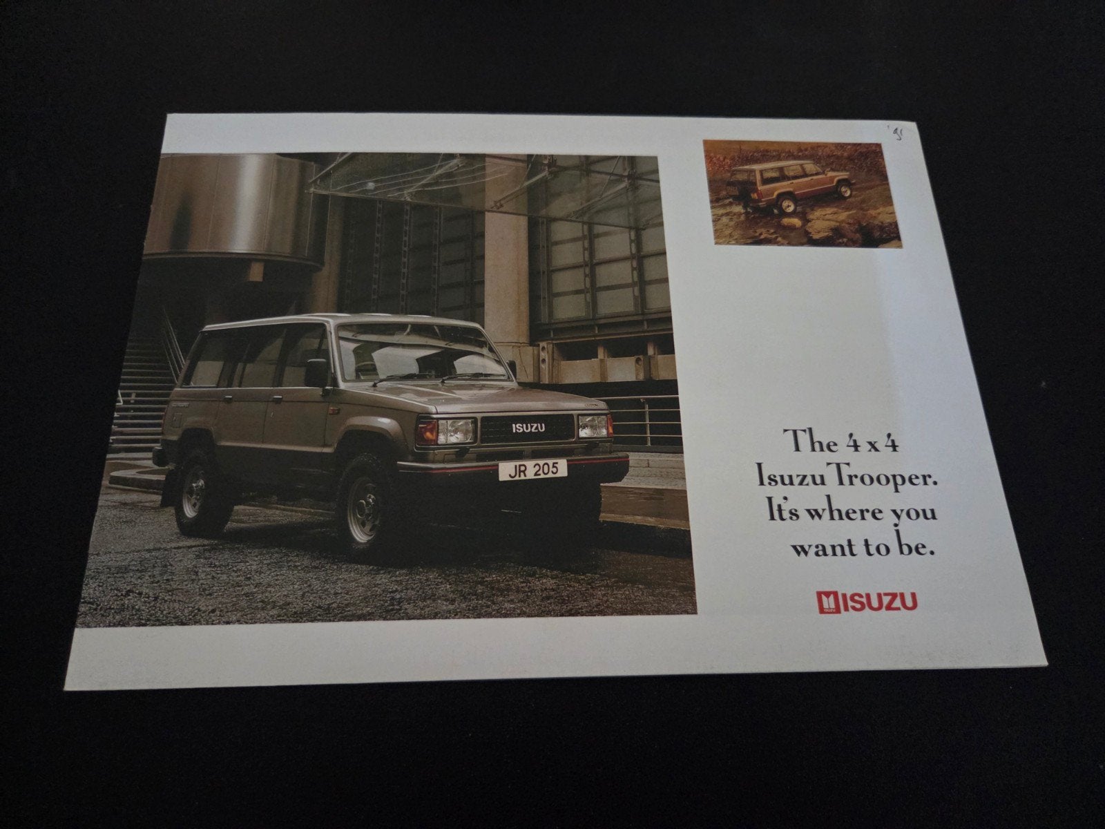 Brochure Isuzu Trooper UK, Ophalen of Verzenden, Zo goed als nieuw, Overige merken