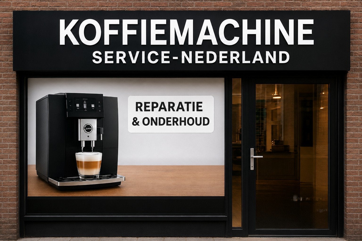 KOFFIEMACHINE SERVICE, Ophalen