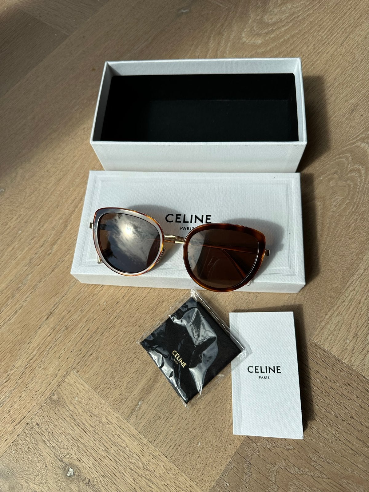 Celine Zonnebril - Bruin Havana, Sieraden, Tassen en Uiterlijk, Zonnebrillen en Brillen | Dames, Overige merken, Zonnebril, Bruin
