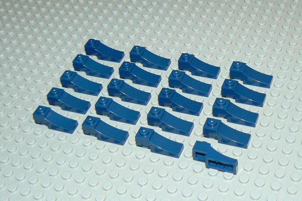L681 Bogen 1x3 donker blauw 20 st., Ophalen of Verzenden, Nieuw, Losse stenen, Lego