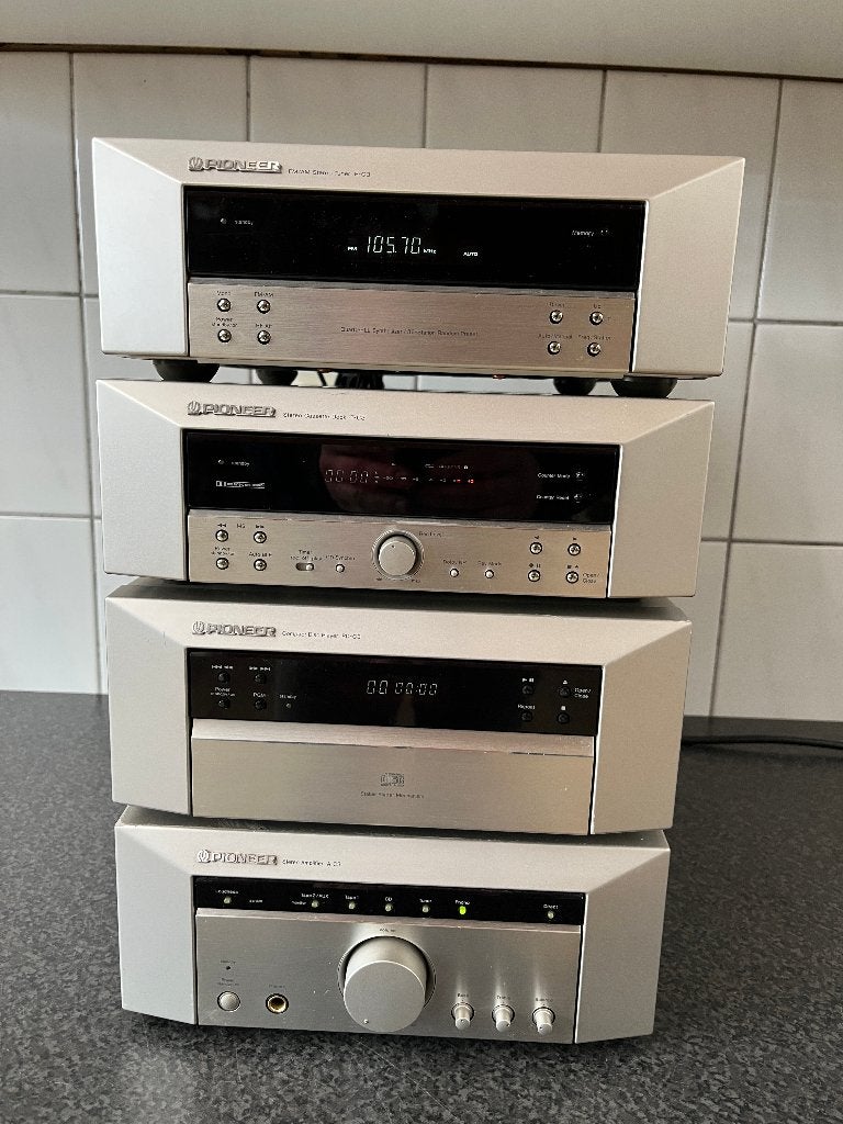 Pioneer stereo set met A-C3 versterker en PD-C3 cd speler ., Gebruikt, Tuner of Radio, Pioneer, Losse componenten