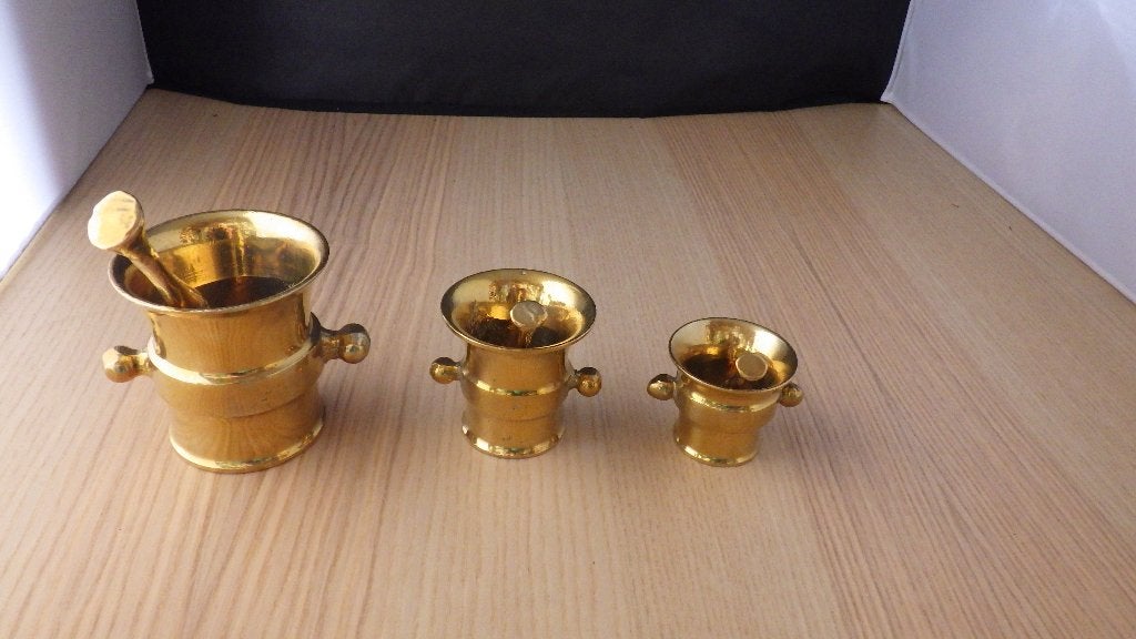 3 retro vijzels van koper, Ophalen of Verzenden, Overige typen