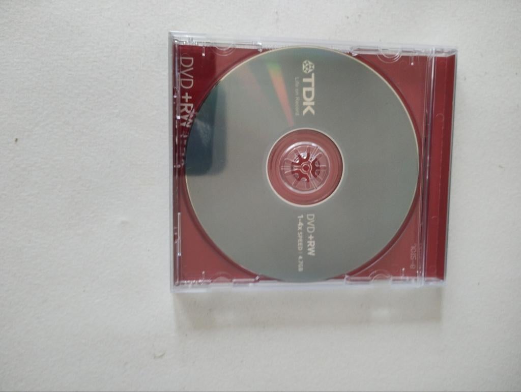 TDK DVD+RW 4.7GB 1-4x Speed - Herschrijfbaar, Herschrijfbaar, TDK, Ophalen of Verzenden, Zo goed als nieuw