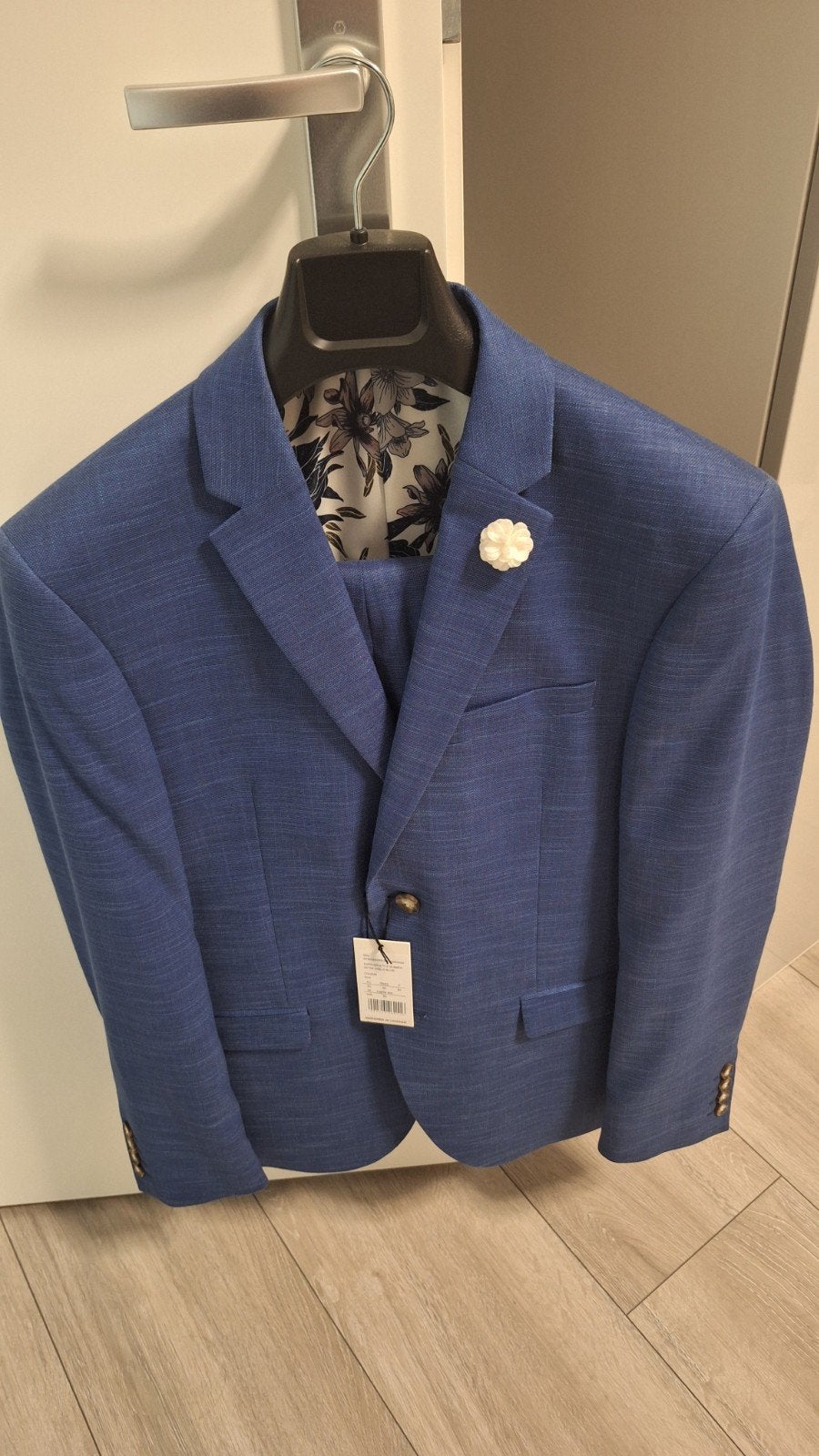 Isaac Dewhirst Blauw Pak - Maat L, Maat 52/54 (L), Blauw, Nieuw, Ophalen of Verzenden