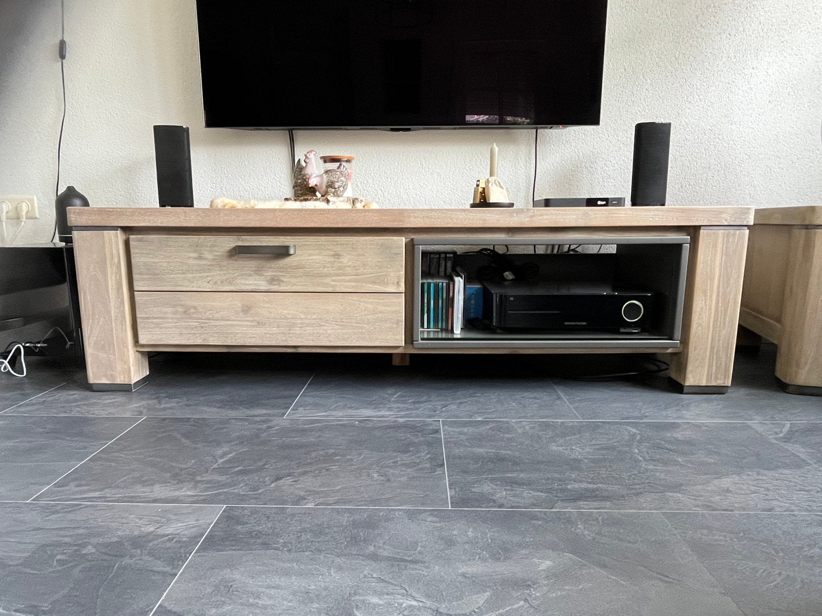 Tv meubel  bijzettafeltje zgan, Huis en Inrichting, Kasten | Televisiemeubels, Ophalen, Zo goed als nieuw, 25 tot 50 cm, Minder dan 100 cm