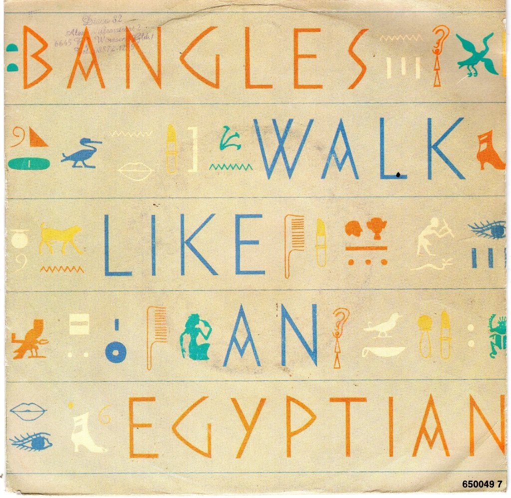 BANGLES  -  Walk like an Egyptian, Fotohoes, Ophalen of Verzenden, Gebruikt, Pop