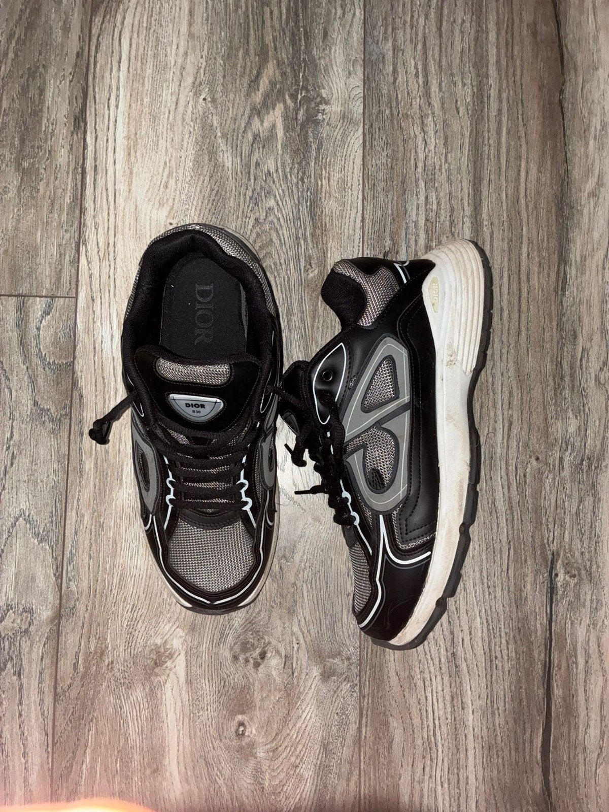 Dior B30 Sneakers Zwart/Grijs, Zwart, Ophalen of Verzenden, Sneakers of Gympen, Gedragen