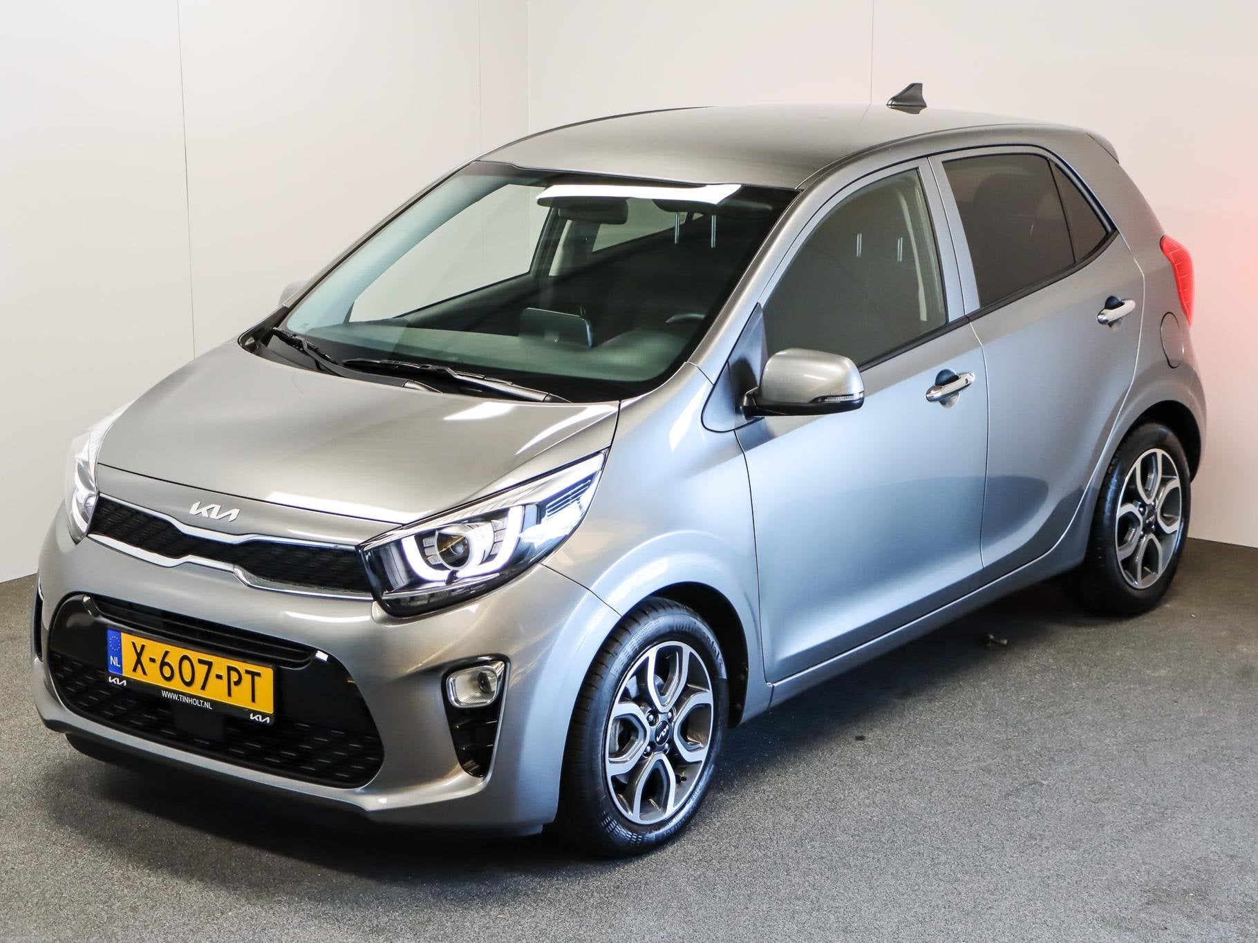Kia Picanto 1.0 DPi DynamicPlusLine Automaat, Auto's, Stof, Gebruikt, 4 stoelen, Automatische klimaatregeling