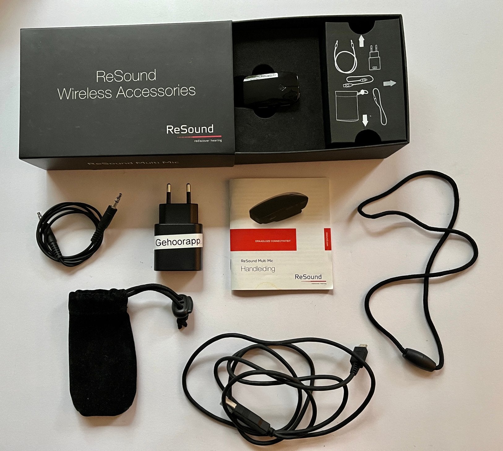 Resound Multi Mic, draadloze microfoon tbv hoortoestel, Ophalen of Verzenden, Zo goed als nieuw