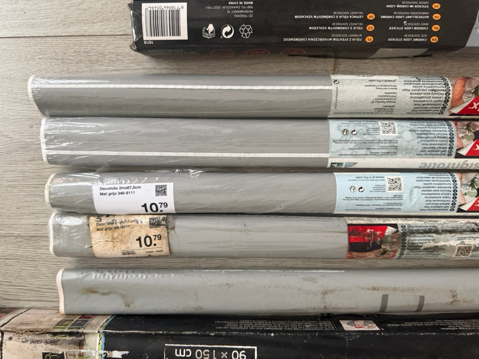 8 Stuks Nieuwe Decofolie Tafelfolie Zelfklevend Folie Kast, Ophalen, Nieuw