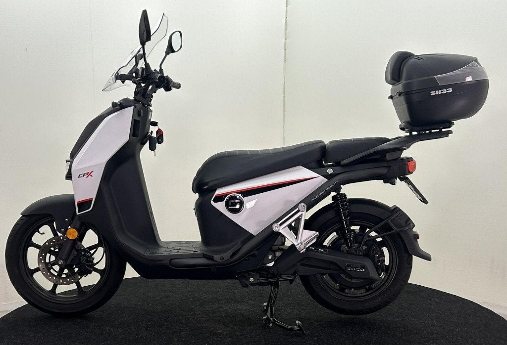 Vmoto Super Soco CPX Wit en Nardo Grey beiden 45km/uur, Ophalen, Maximaal 45 km/u, Elektrisch, Zo goed als nieuw