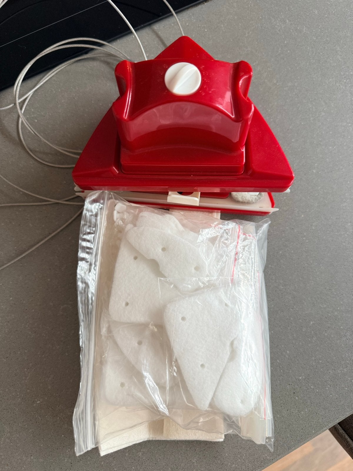 Magnetische raamwisser, Ophalen, Raamwisser of Trekker