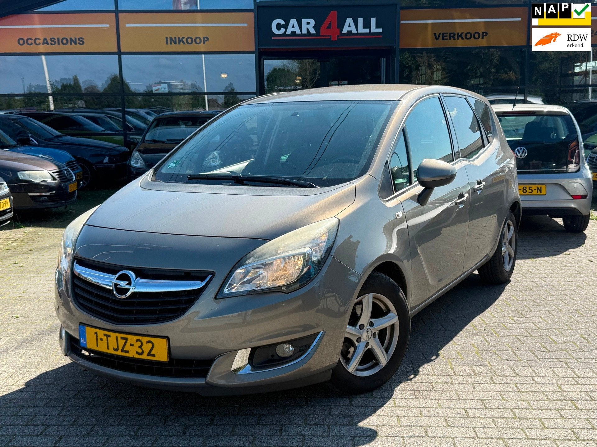 Opel Meriva 1.4 Turbo Design Edition CLIMA/CRUISE/LMVELGEN/A, Auto's, Voorwielaandrijving, Stof, Gebruikt, 4 cilinders