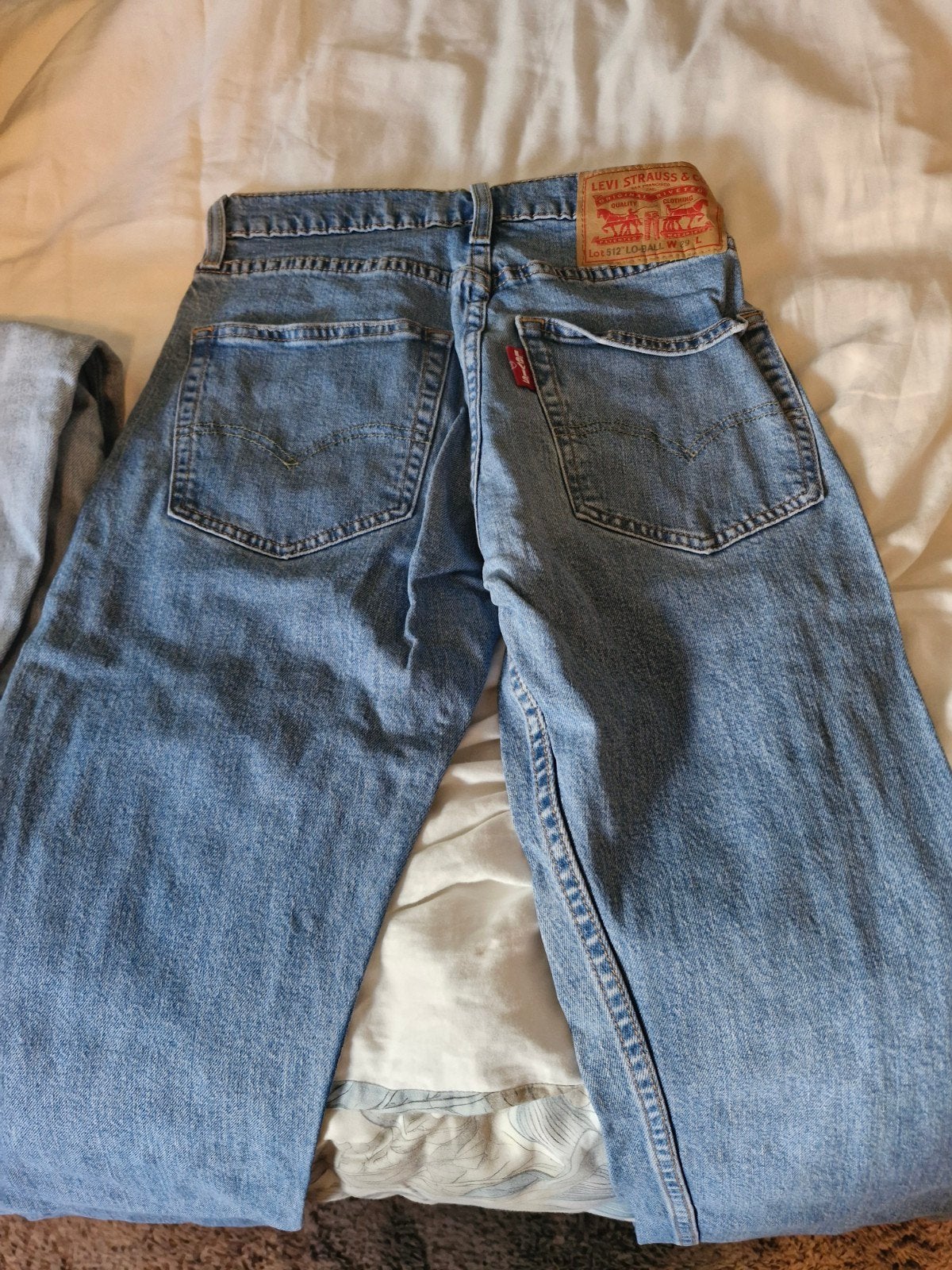 Levi's 505 Regular Fit Jeans W29 L32, Blauw, Ophalen of Verzenden, W28 - W29 (confectie 36), Gedragen
