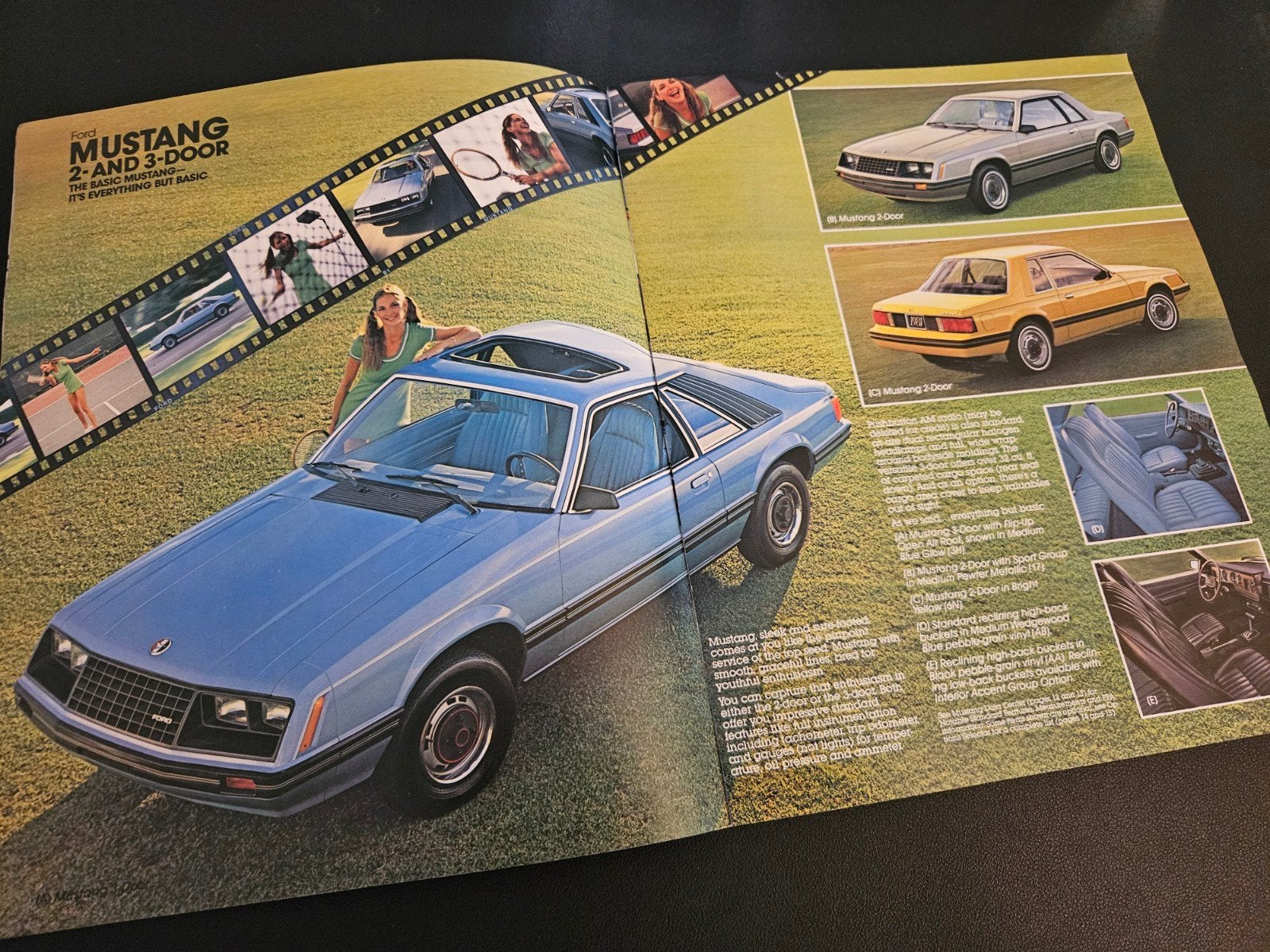 Brochure Ford Mustang 1981 USA, Ophalen of Verzenden, Zo goed als nieuw, Ford
