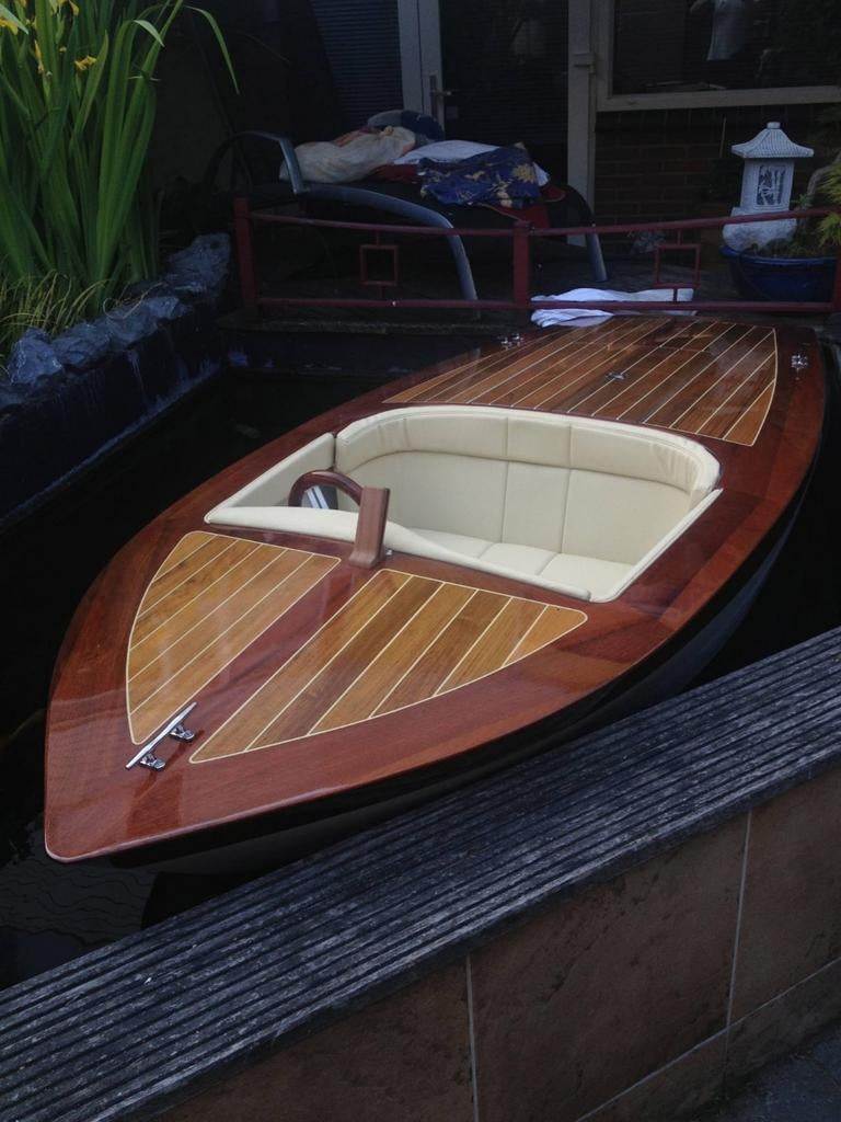 Modelbouw - handgemaakte Riva-stijl boot, Watersport en Boten, Ophalen