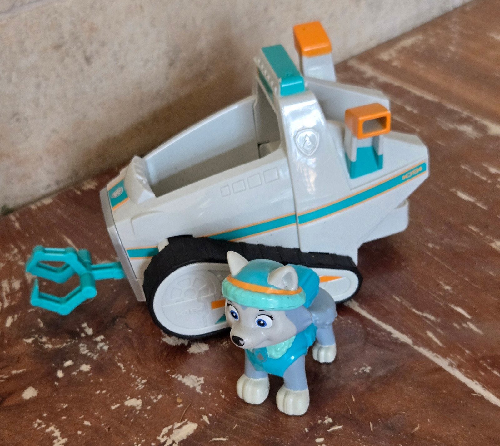 Paw Patrol Everest met sneeuwscooter, Ophalen of Verzenden, Zo goed als nieuw