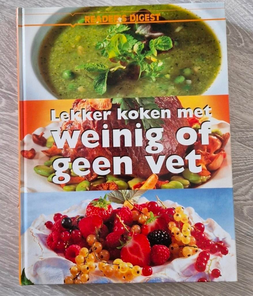 Lekker koken met weinig of geen vet, Boeken, Ophalen of Verzenden, Zo goed als nieuw, Hoofdgerechten, Gezond koken