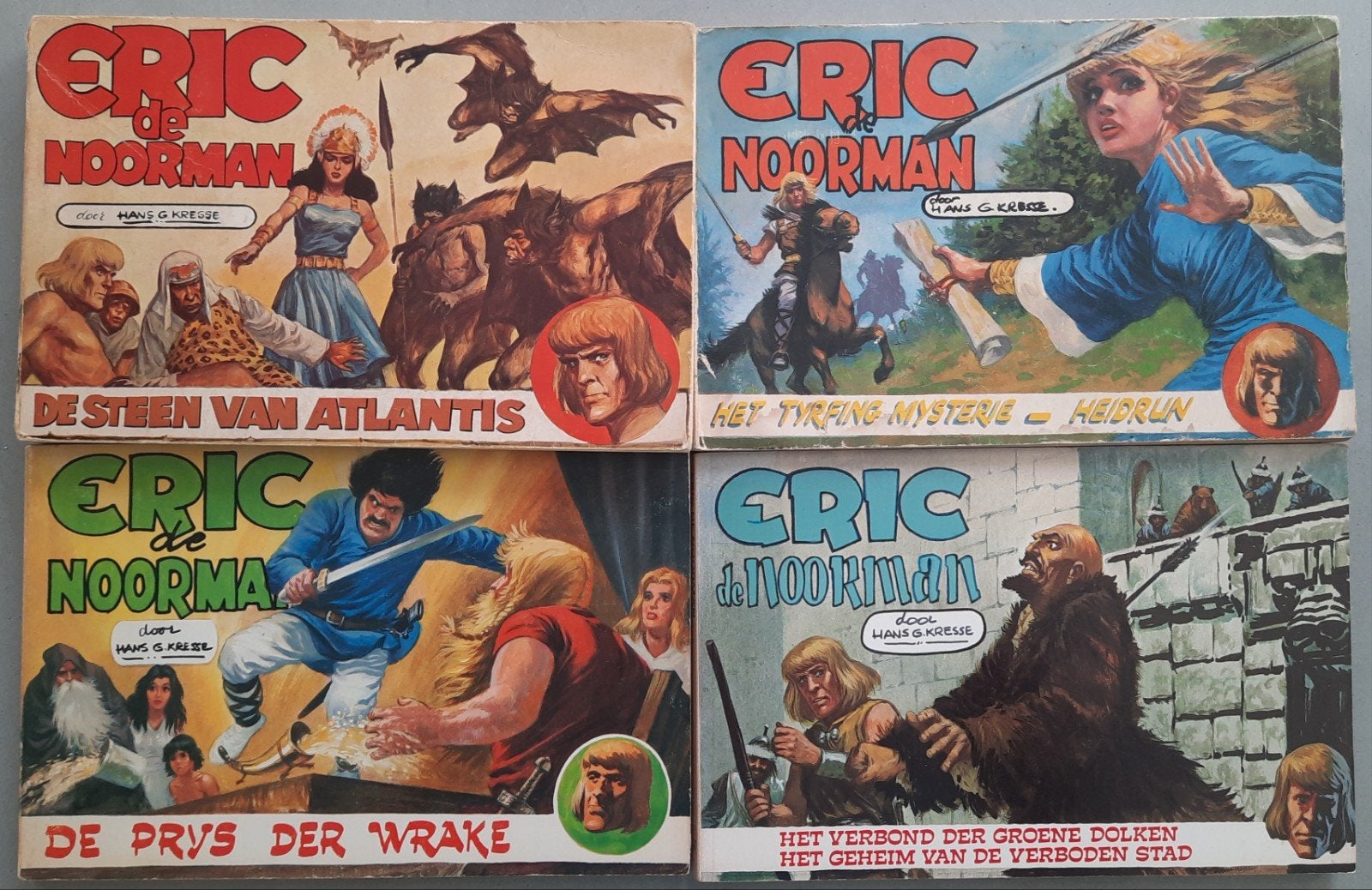 Eric de Noorman - vier delen, ook los te koop, Boeken, Meerdere stripboeken, Ophalen of Verzenden, Gelezen, HANS G. KRESSE