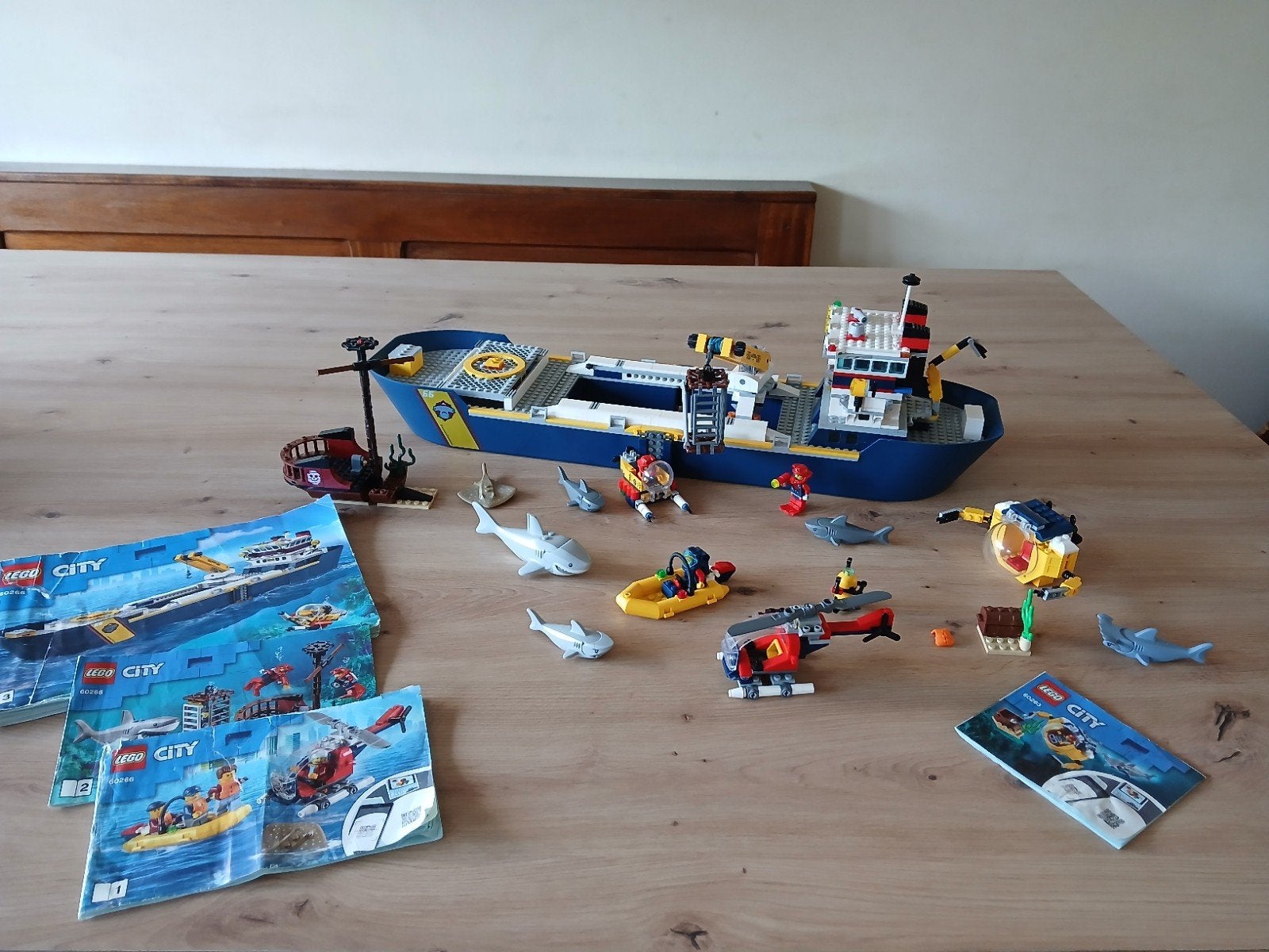 LEGO City 60266 Oceaan Onderzoeksvaartuig & pakket 60263, City, Lego, Ophalen of Verzenden, Zo goed als nieuw