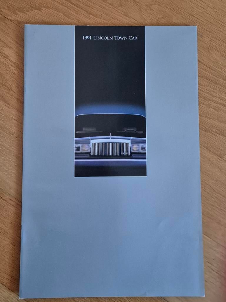 Lincoln Town Car brochure 1991, Ophalen of Verzenden, Overige merken