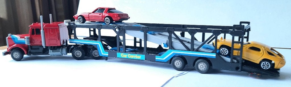 Mack Autotransporter + 2 auto's, Ophalen of Verzenden, Nieuw, Auto