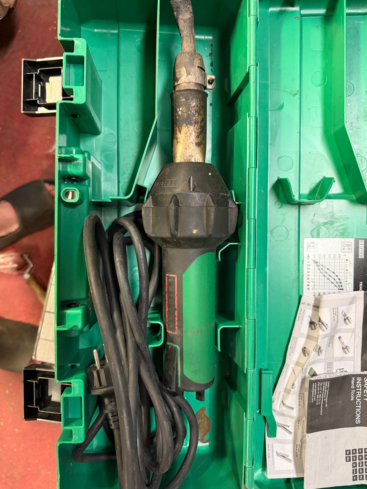 Leister Triac ST handföhn met smal föhn bekje, Ophalen, Gebruikt, Overige typen, Overige merken